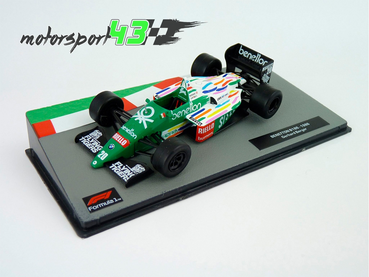 Benetton B186 1986 #20 Gerard Berger
