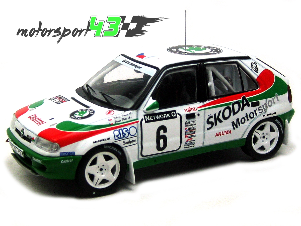 Skoda Felicia Kit Car Rally RAC 1996 #6 Sibera/Gross